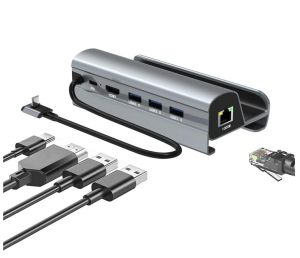 HUB USB-C do ASUS ROG Ally / Steam Deck HDMI 4k 60Hz USB 3.0 PD