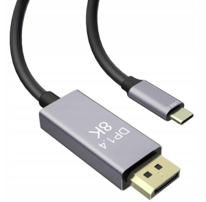 KABEL USB-C do DisplayPort 1.4 8K Freesync G-Sync